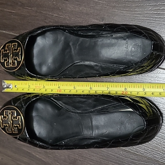 Tory Burch black patent leather ballet flats Size 7.5 - Picture 5 of 5